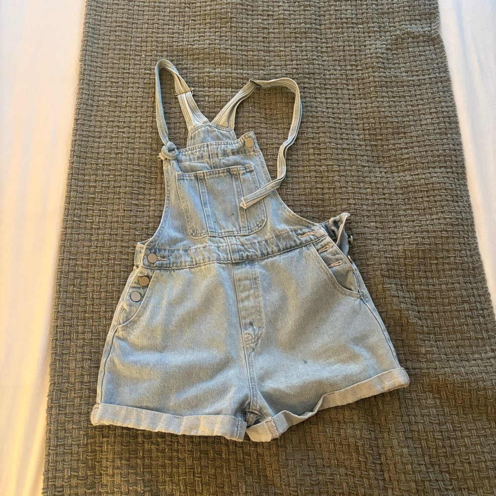 Light Blue Denim Overalls